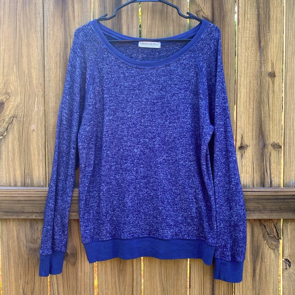 American Able | Wynette Sweatshirt Knit Top | S | Navy - Picture 2 of 6